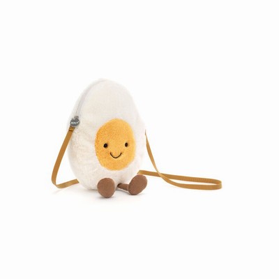 Jellycat Happy Boiled Egg Bag UK | 87240APOM